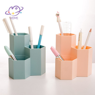 [mayhome] ที่ใส่ปากการังผึ้งฝ้าเรียบง่ายความจุขนาดใหญ่กล่องเ…