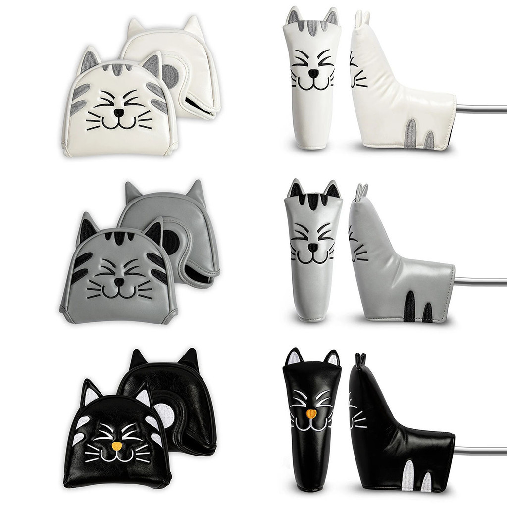 PLAYEAGLE Golf Mallet/Blade PU Kitty Head Cover (PE-1004)