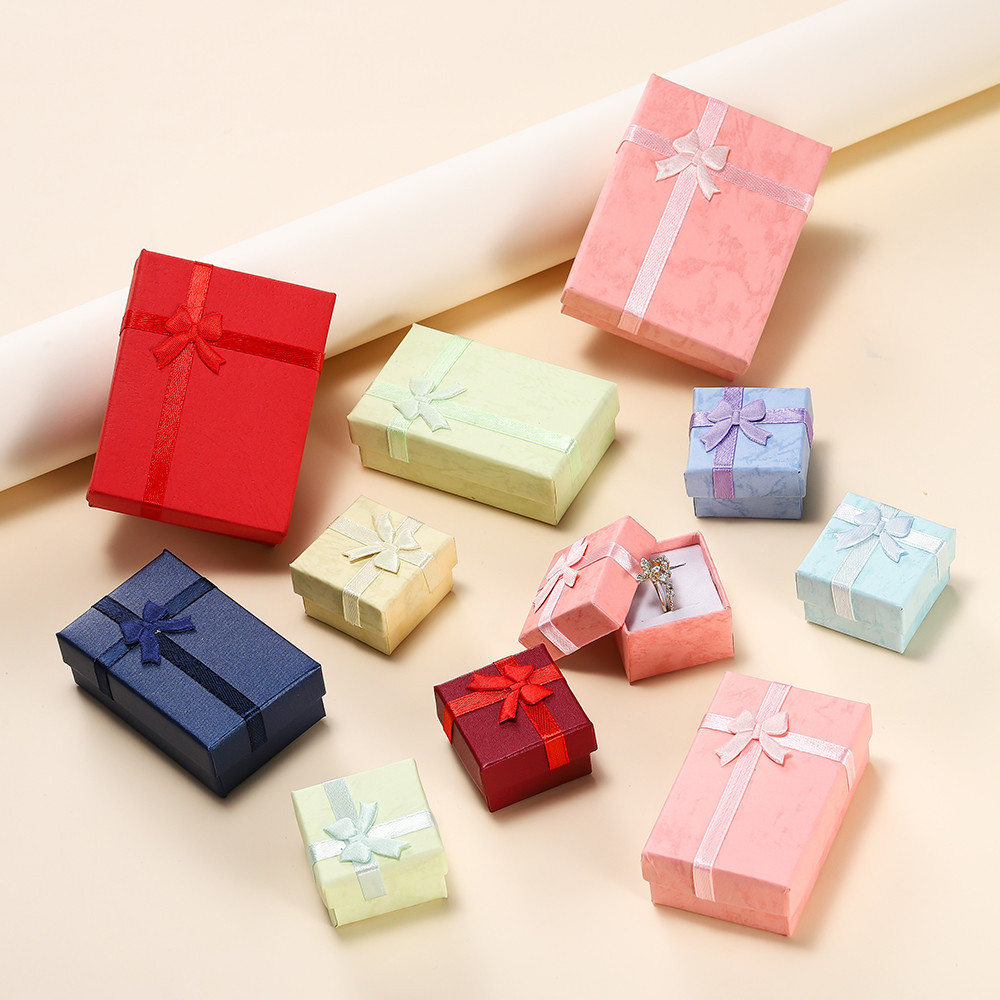 St. kunkka Lover ของขวัญวันเกิดกล่องสร้อยคอกล่องสร้อยข้อมือสีสันสดใสกล่องเครื่องประดับพร้อมโบว์สําหรับเพื่อนคู่หูของขวัญ