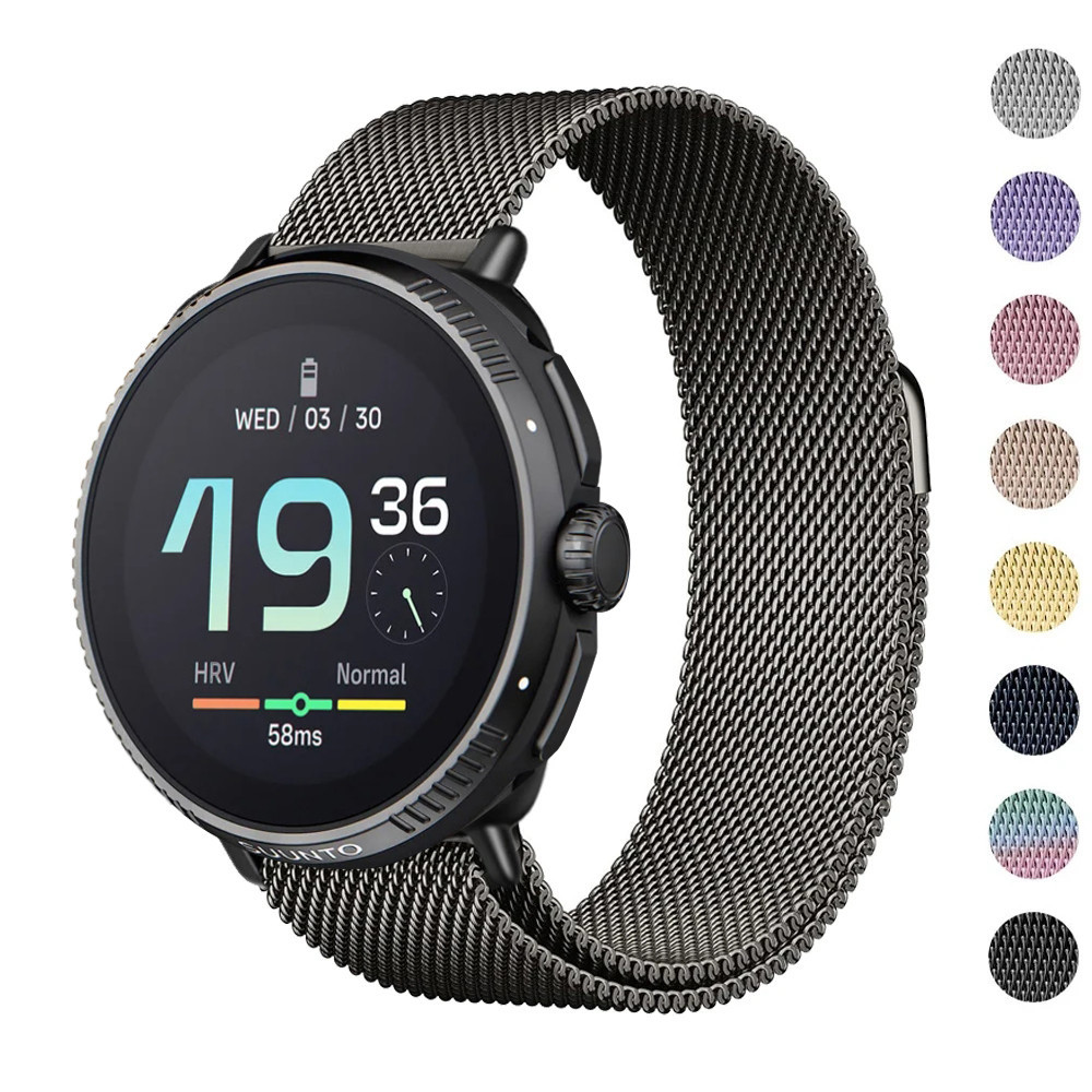 ห่วงสําหรับ SUUNTO RACE/RACE S สายแม่เหล็กสแตนเลสสร้อยข้อมือข้อมือโลหะสําหรับ SUUNTO RACE S Band อุป