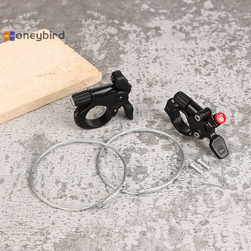 Honeybird Biclcye Lockout ก้านควบคุมสายไฟ ตัวควบคุมส้อมด้านหน้า รีโมท Lockout Fox เปลี่ยนปุ่มด้านในชิ้นส่วนจักรยาน