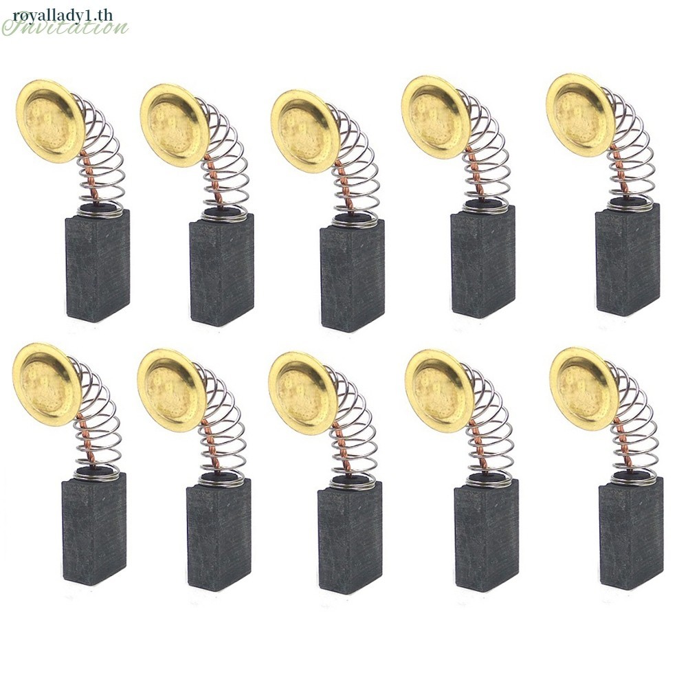 [ในสต็อก] 10ชิ้นแปรงคาร์บอนเปลี่ยนส่วนสําหรับ251เครื่องหินอ่อนเครื่องบดมุมมอเตอร์