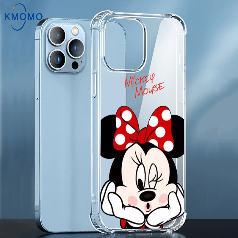เคสใสกันกระแทก เคสใส For iPhone 15 Pro Max 14 13 12 Mini 11 X Xr Xs 7 8 6 6s Plus SE 2020 เคส การ์ตูนน่ารักสำหรับ เคสโทรศัพท์มือถือ