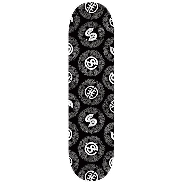 Evisen Circle Syndicate Skateboard Deck Black 8.125"