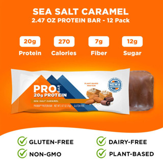 PROBAR Sea Salt Caramel Protein Bar | โปรบาร์ โปรตีนบาร์ รสซ…