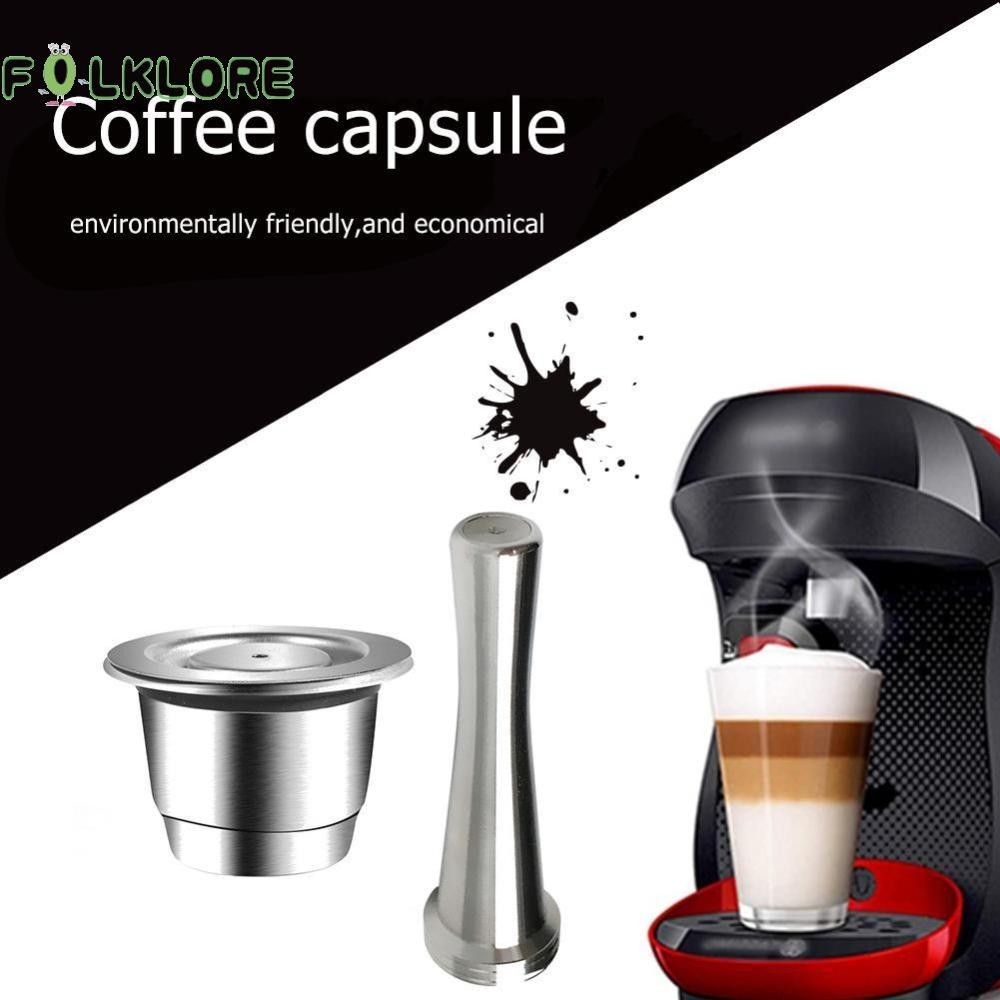 Homelore H1# ถ้วยแคปซูลกาแฟสแตนเลสสําหรับเครื่องชงกาแฟแบบรีฟิล Nespresso Fil