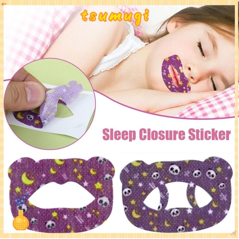 Tsumugi 30 ชิ้นปากหายใจ Patch, Sleep Aid หยุดกรนปากปิดเทป, Breathable ผ้าไม่ทอ Health Care Anti Snoring สติกเกอร์สาว