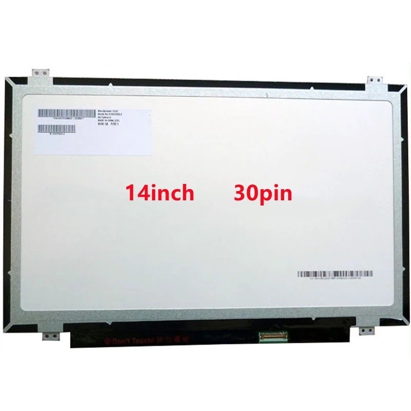14.0 นิ้ว LCD slim หน้าจอ 30pin lp140whu b140xtn02.4 N140BGE-E43 lp140wh8 TP C1 lp140wh8 TP D1