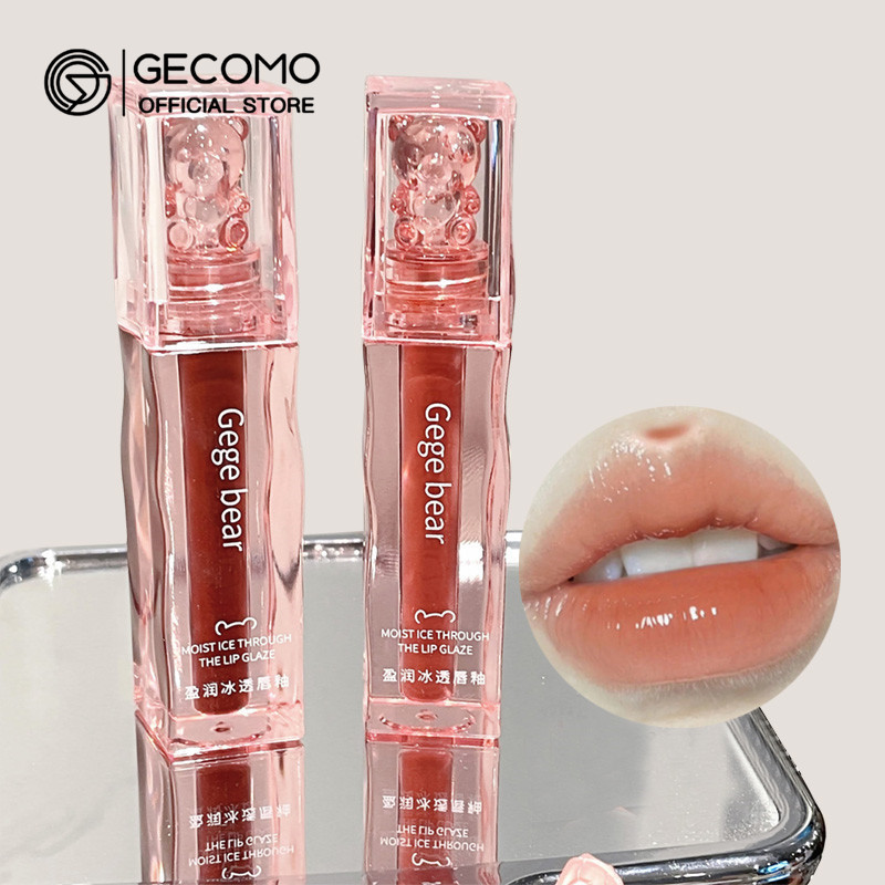 Gecomo ลิปสติก ลิปกลอส เพิ่มความชุ่มชื้น ติดทนนาน