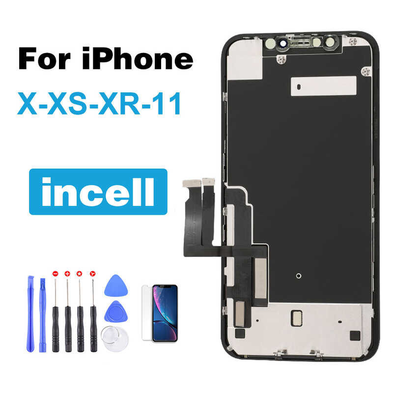 INCELL LCD For Iphone X XS XR 11LCD Display Touch Screen Digitzer assembly Support 3D Touch True F