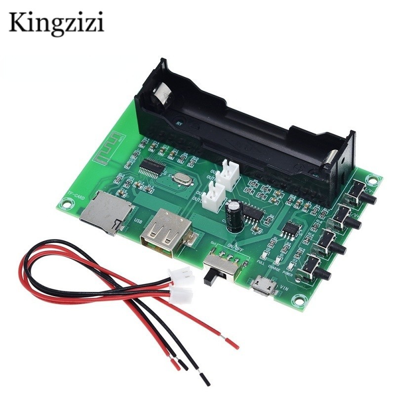 Xh-a150 PAM8403 บลูทูธเครื่องขยายเสียง 5W*2 แบตเตอรี่ลิเธียมร้องเพลงเครื่อง USB TF-Card Dual Channel Mini ลําโพง DIY