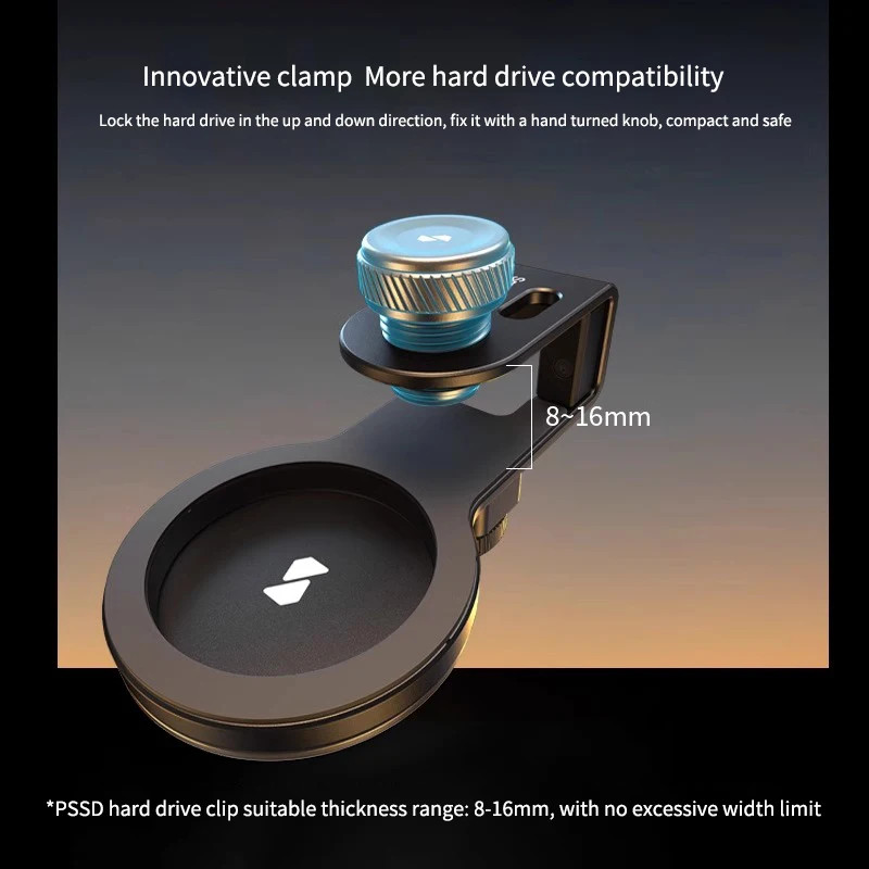 Smallrig PSSD คลิปฮาร์ดไดรฟ์แบบพกพา MagSafe Universal Bracket คลิปสายเคเบิลที่วางรองเท้าเย็นอุปกรณ์เสริมสําหรับกล้อง 4779