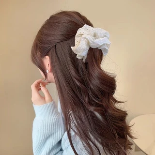 Big Scrunchie แฟชั่นเกาหลีบุคลิกภาพที่สวยงามอเนกประสงค์ขนาดใหญ่ผม Tie เครื่องประดับผม