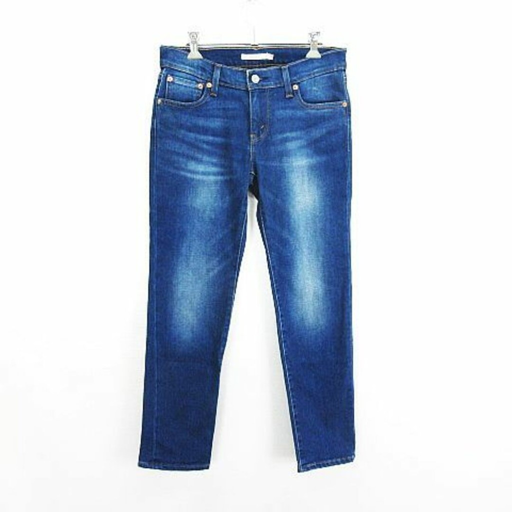 Levi's Denim Jeans Tapered Distressed Stretch 25 Blue Direct from Japan Secondhand e42fb1e4c6c593b8a