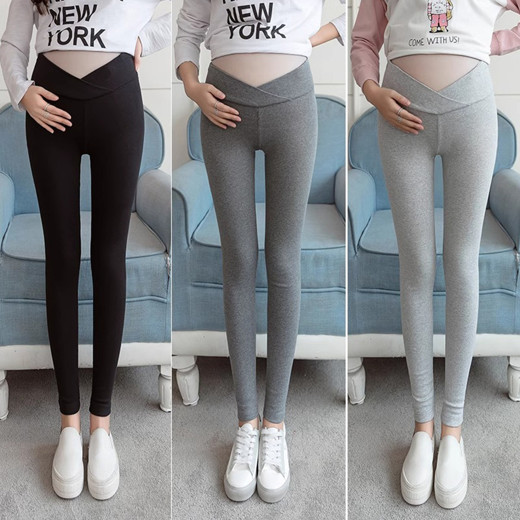 กางเกงเลคกิ้งคนท้อง ช่วงฤดูใบไม้ผลิ ขนาดบาง สวมใส่สบาย
