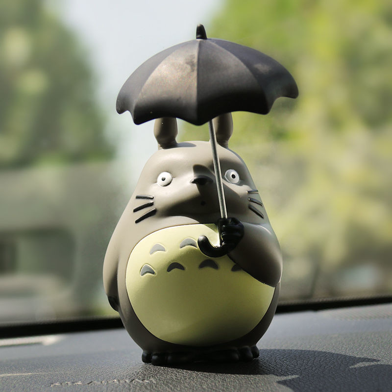 My Neighbor Totoro เครื่องประดับชุด Hayao Miyazaki ตุ๊กตา Faceless ชายเดสก์ท็อปรูปรถ