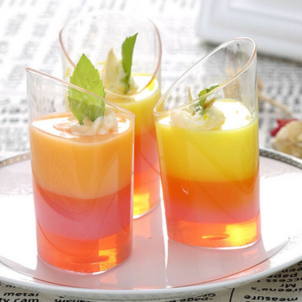 65ml แก้วน้ําพลาสติกใส ขนาดเล็ก แบบใช้แล้วทิ้ง 10 ชิ้น แก้วเปค Teardrop Plastic Cup - รูปที่ 7