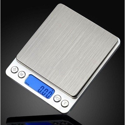 กิโล เครื่องชั่งดิจิตอล 2 K.ผิวหน้าสแตนเลส หรูหรา Kitchen Scale Digital Scale.