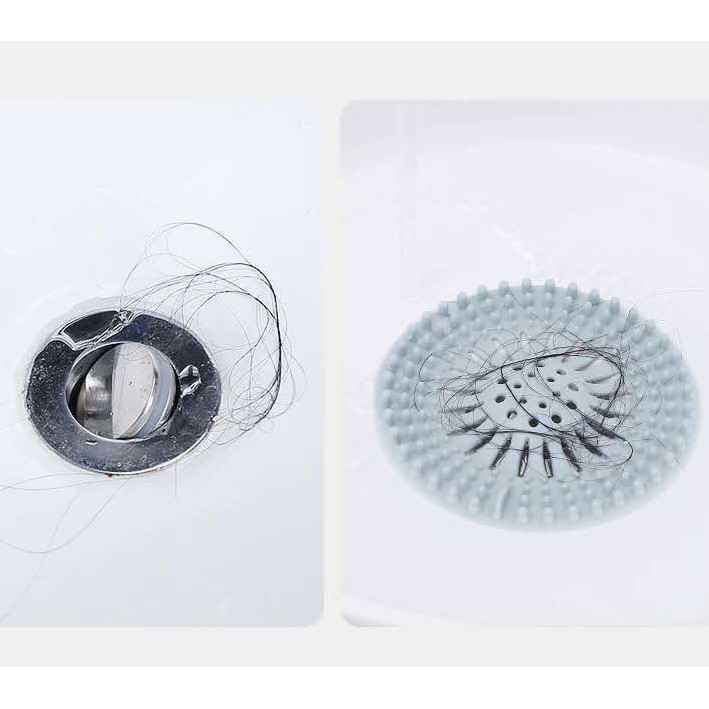 ซิลิโคนปิดฝาท่อระบายน้ำคละสี แผ่นกรองท่อระบายน้ำ ป้องกันการอุดตัน ฝาครอบยางปิดท่อระบายน้ำ - รูปที่ 2