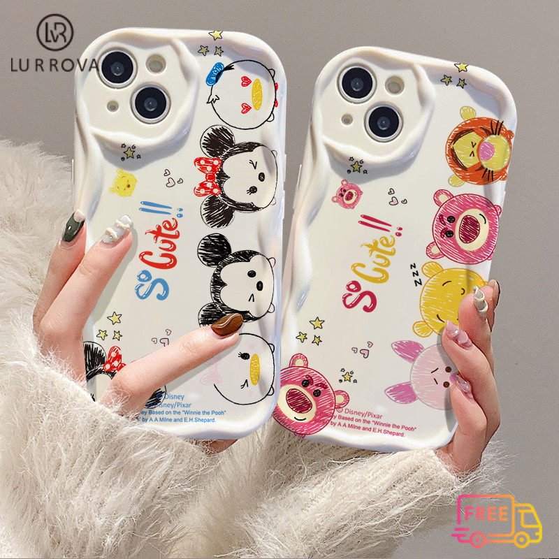 OPPO A3 Pro A80 A3X A60 A79 5G A38 A18 A57 A58 A98 A78 A17K A55 A54 A16 A15 A77 A74 A93 A92 A12 A3S A5 A7 A5S A15S A31 A53 A76 การ์ตูนวินนี่เดอะพูห์มิกกี้เมาส์เคสโทรศัพท์ซิลิโคน