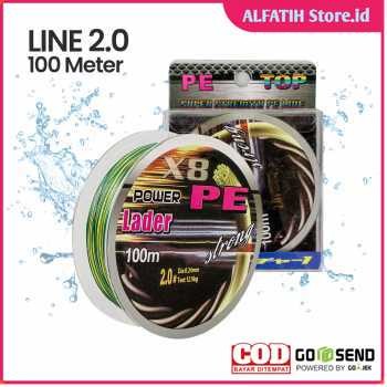 TaffiSPORT สายตกปลาถัก PE 100M 0.4 - X8 - 7RTHEBXX