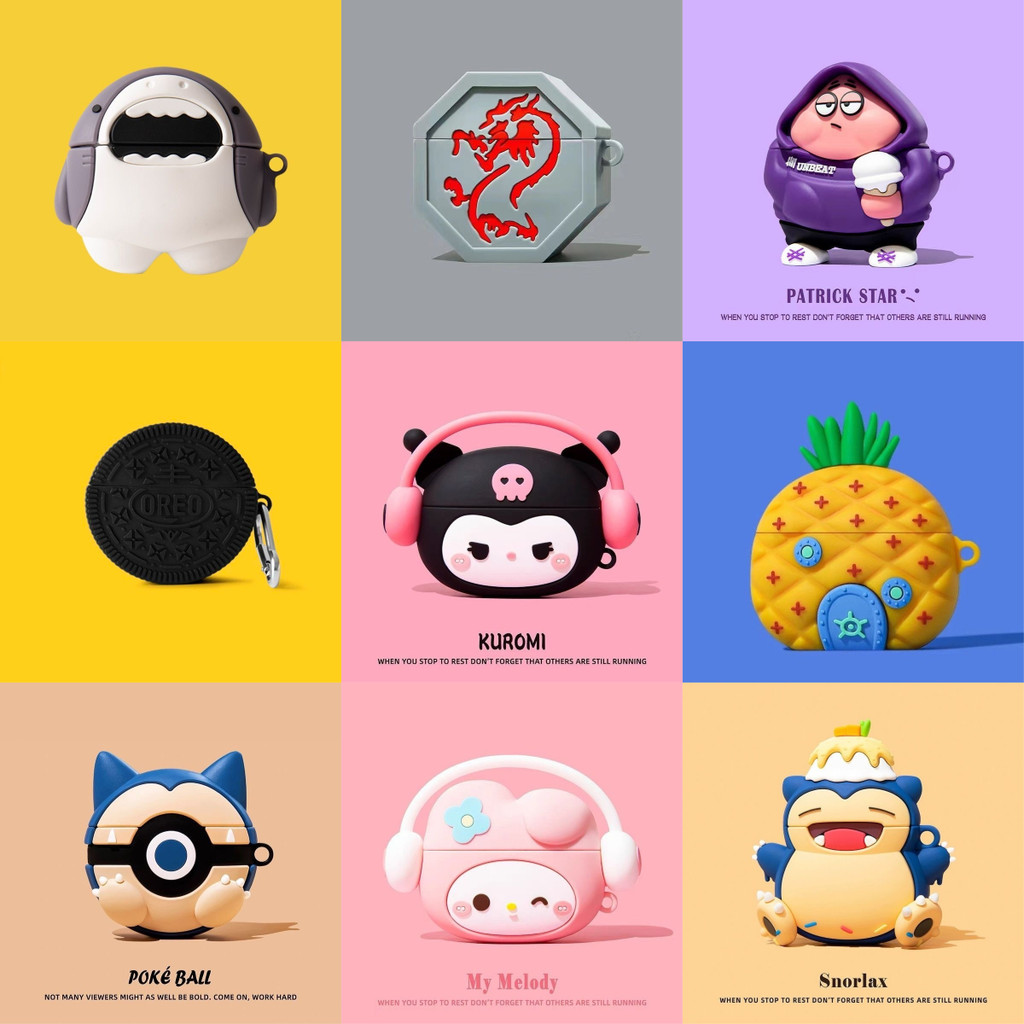 เคสหูฟัง OPPO Enco Buds 2 เคส Case สําหรับเคสหูฟัง ลูกสุนัขคูโลมิเพลงน่ารัก