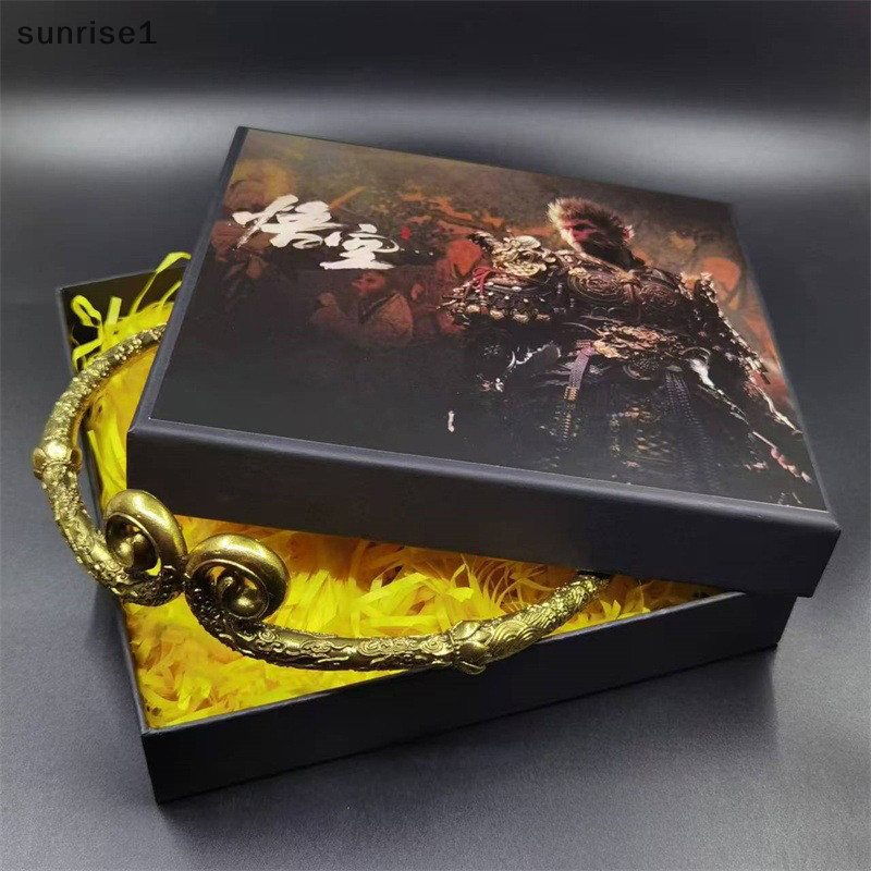 [ใหม่] Black Myth Wukong Mythical Ornament Handmade Necklace Ring Badge Gold Hoop Sun Wukong Collection ของที่ระลึกเกม Periphery [th]