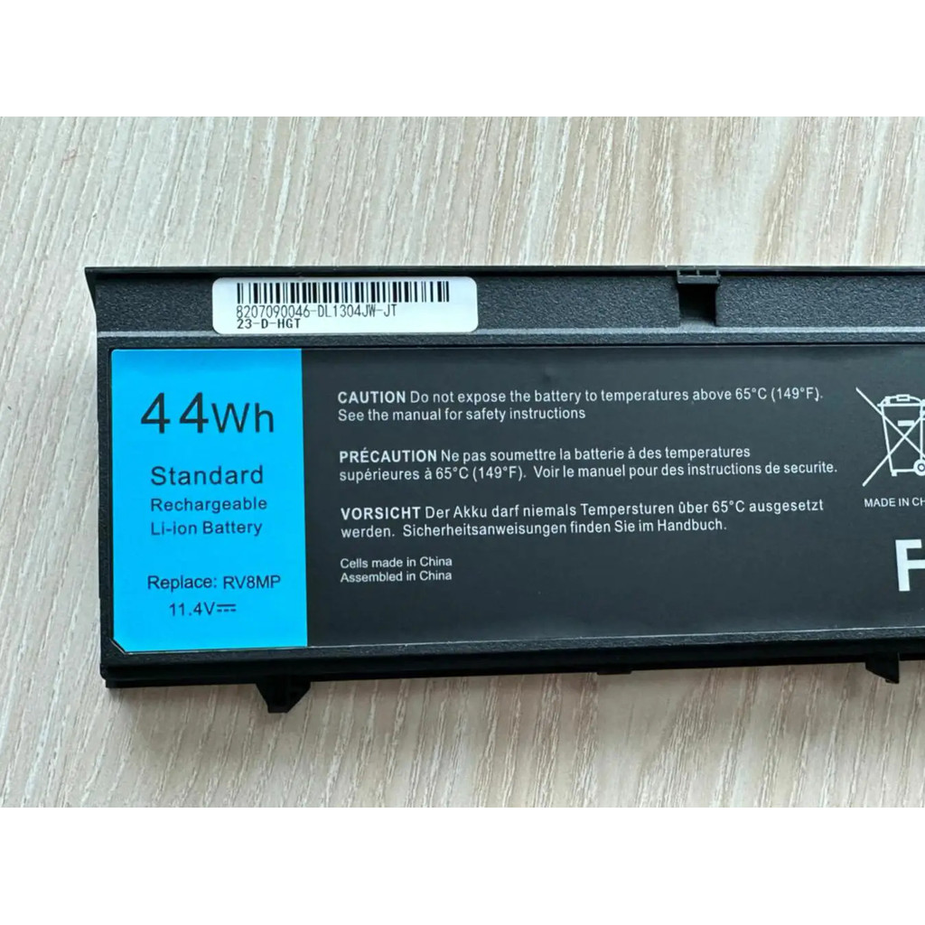 RV8MP 1NP0F 37HGH แล็ปท็อป Battery 11.1V 44WH for Dell Latitude XT3 Tablet PC H6T9R 1NP0F 37HGH Seri