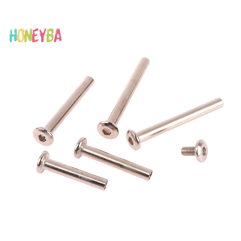 <Honeyba> 2sets สกรูกระเป๋าเดินทาง สแตนเลส อุปกรณ์เสริมกระเป๋าเดินทาง สลักเกลียวล้อกระเป๋าเดินทาง Nice