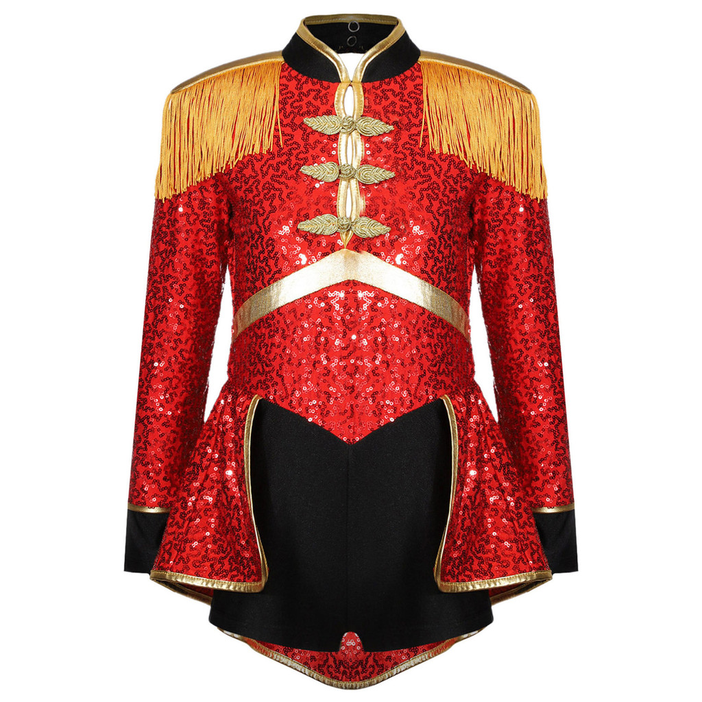 Yeahdor Girls Circus เครื่องแต่งกายชุดงานเลี้ยงวันเกิดฮาโลวีน Ringmaster ชุดคอสเพลย์