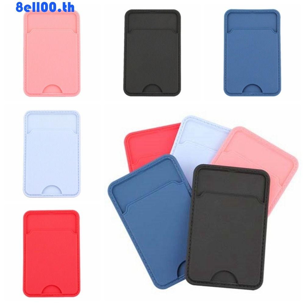 Darnellya ชุดที่ใส่บัตรแปะหลัง, TPU Back Paste Mobile Phone Back Paste Card Holder, Credit Card Holder Solid Color 6.2*9.5CM กาวติดฝาหลังโทรศัพท์มือถือ