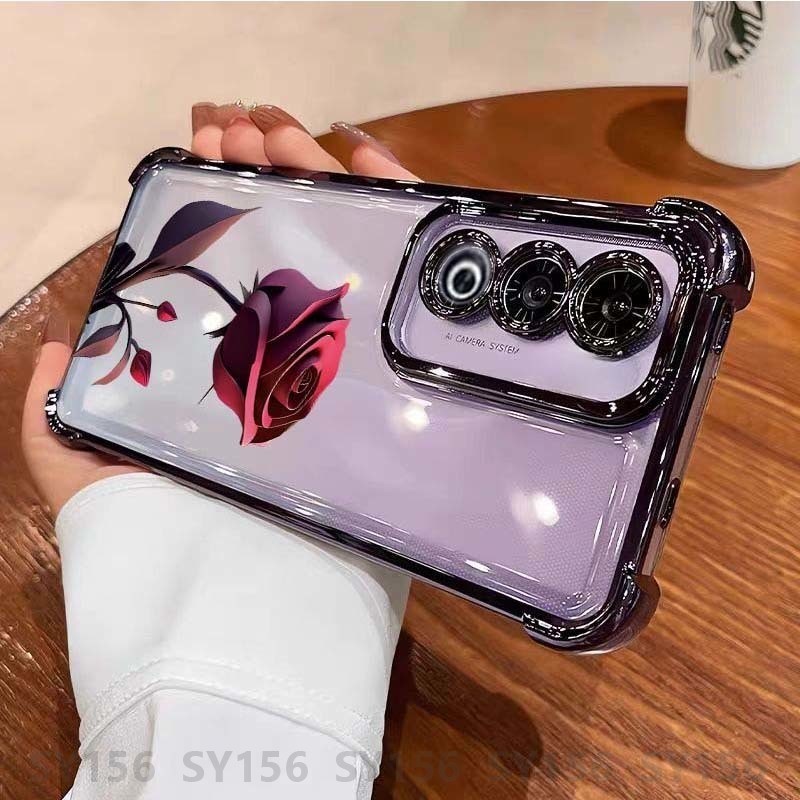 เคส OPPO A3 Pro 5G A3Pro A 3Pro 5G เคสโทรศัพท์ Clear Luxury Aesthetic กันกระแทกหนา Air Cushion Anti-Fall
