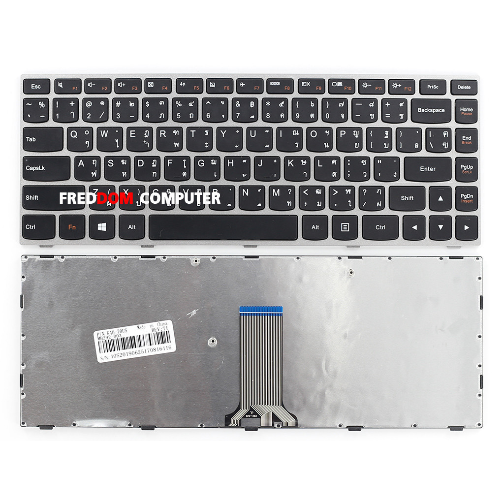 คีย์บอร์ด Lenovo G40-70 G40-75 G40-80 G40-30 G40-45 B40-70 B40-30 B40-45 Z40-70 Z40-75 G4030 G4045 Z