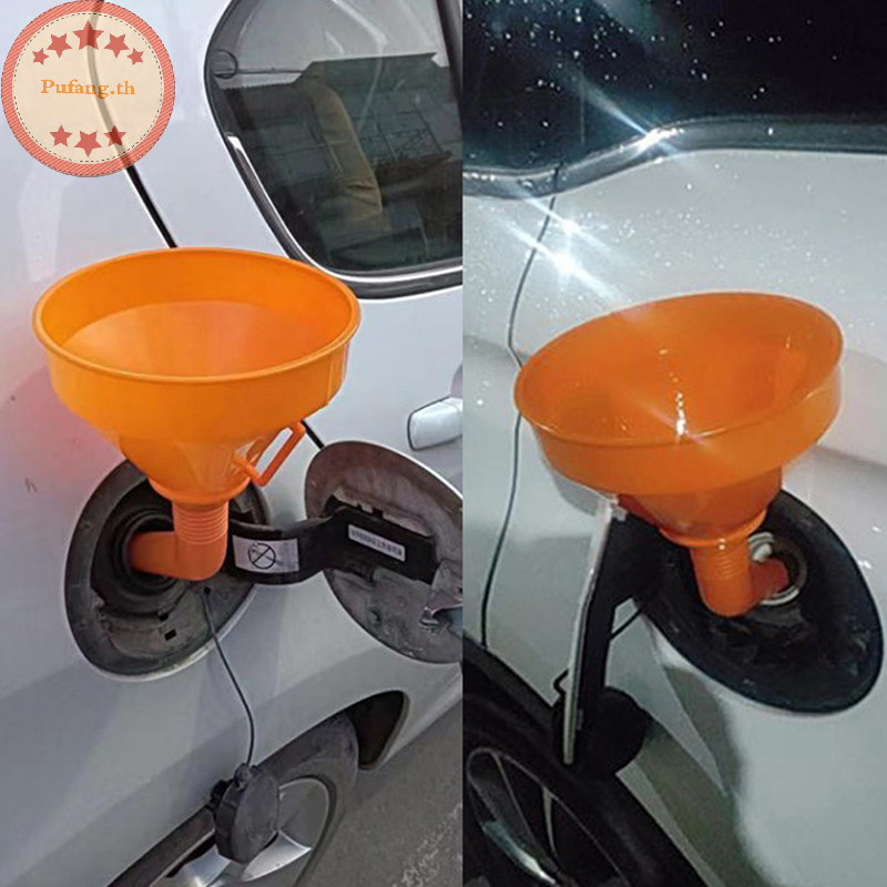 Pufang 2-In-1 เติมน้ํามันช่องทางพร้อมกรองสามารถ Spout สําหรับการใช้ Petrol ดีเซลเบนซิน TH