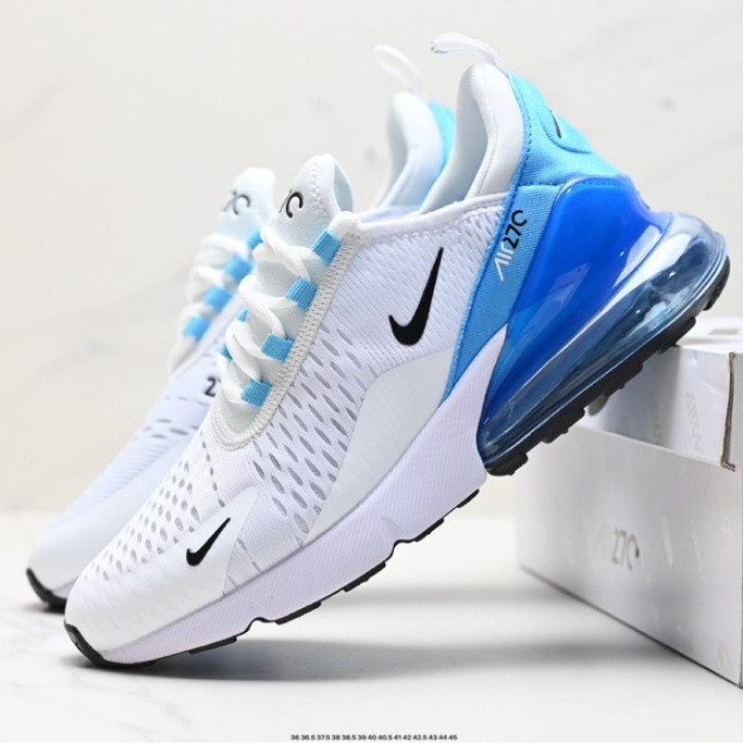 NIKE Nike Air Max 270 React Air Cushion รองเท้าวิ่งที่ทนต่อการสึกหรอ