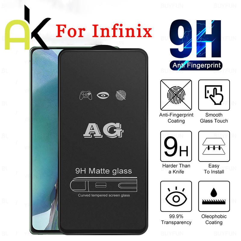 AK AG Matte Matte ฟิล์มสำหรับ Infinix Hot 11 12 Hot 12 Play Note 12 G96 X670 X662 X662B X689F X6817 