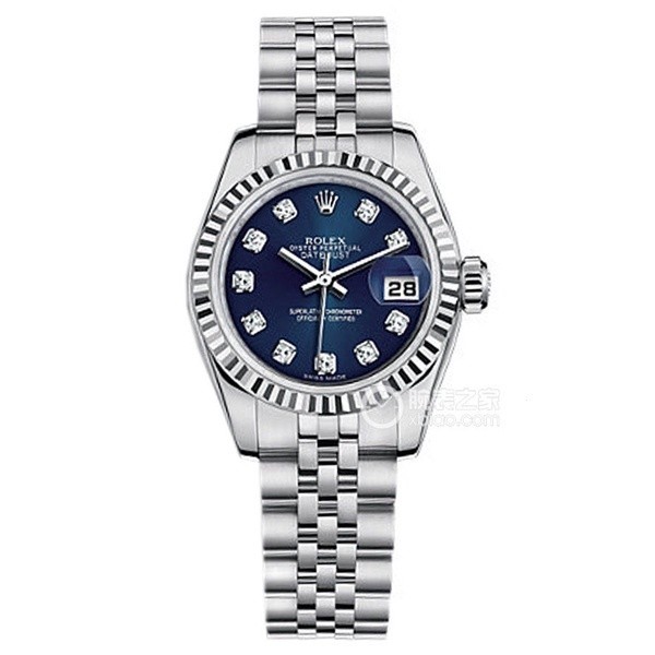 นาฬิกาสุภาพสตรีอินเทรนด์หรูหรา, ROLEX Datejust Calm All-Match Blue Dial RZ63 แฟชั่นลําลองคลาสสิกนาฬิ