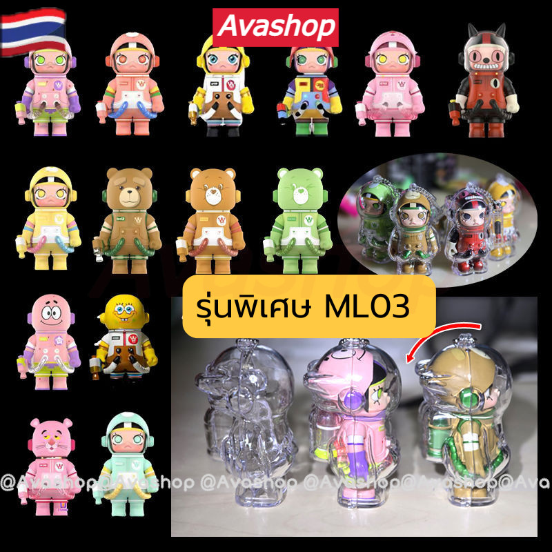 ส่งจากไทย เคสพวงกุญแจ รูปนักบินอวกาศ 100% เคสอะคริลิคใส Space Molly 100% Ver.1& 2 & v3 ทำพวงกุญแจ