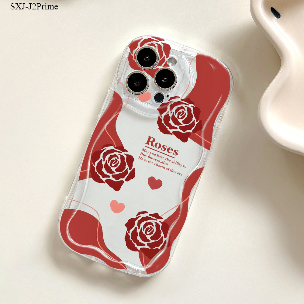 Samsung Galaxy J2 J7 Prime เคสซัมซุง สำหรับ Roses เคส เคสโทรศัพท์