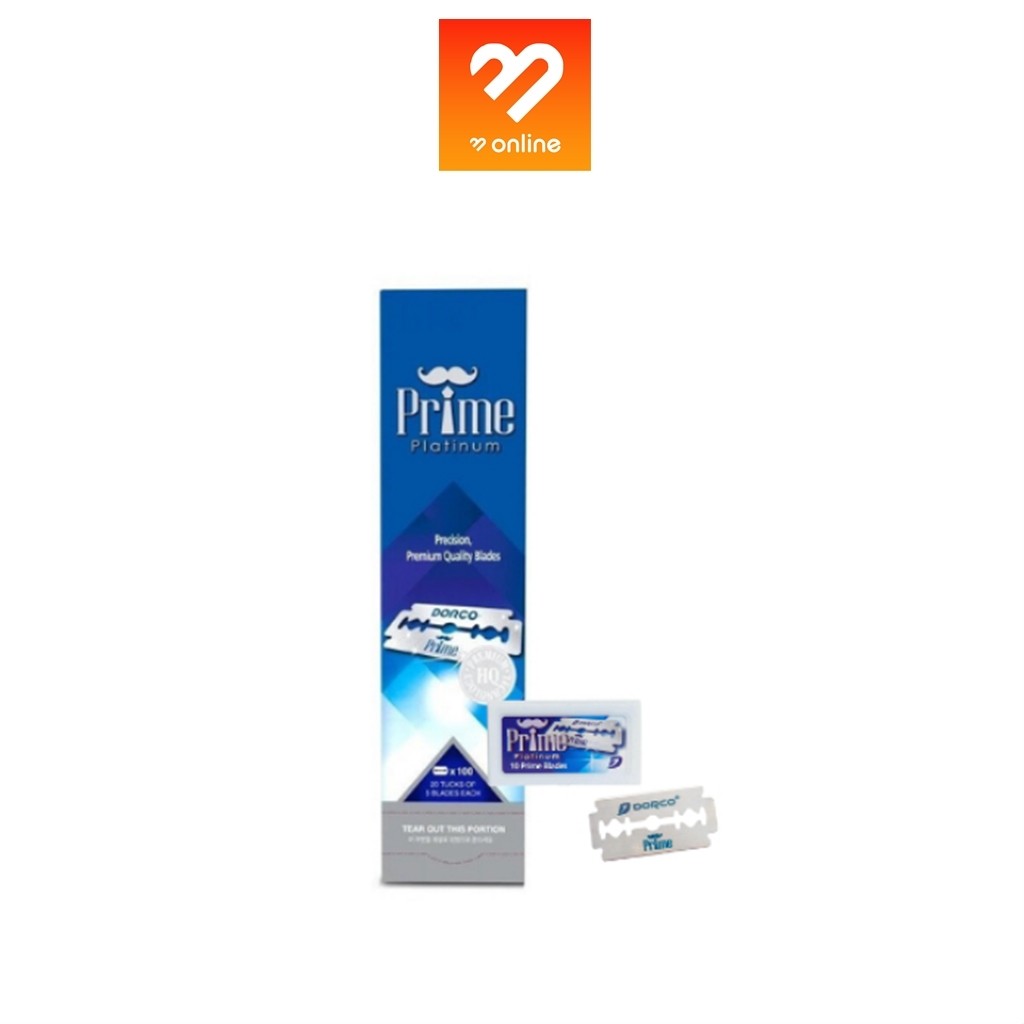 DORCO PRIME (Platinum) ใบมีดโกน มีดโกน โกนหนวด ดองโก้ คม ปลอดภัย