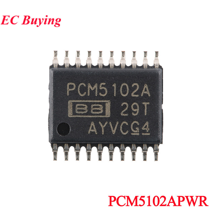 5 ชิ้น/1 ชิ้น PCM5102 PCM5102A PCM5102APWR 112dB เสียงสเตอริโอ DAC ชิป IC
