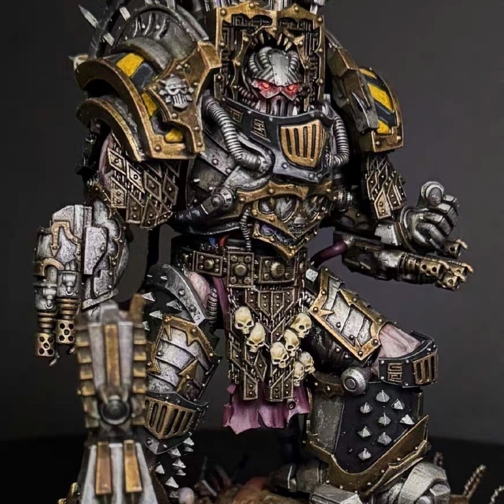 Warhammer 40K Genetic Pathogenic Iron Master Petulabo 120mm White Mold Handic Model jl7m