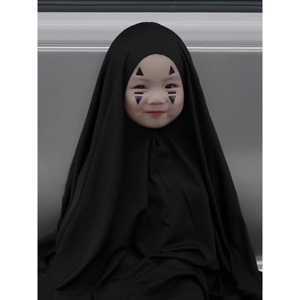 Enoughome ฮาโลวีนเด็กเครื่องแต่งกาย Boy Faceless ชายคอสเพลย์เครื่องแต่งกายเด็กเสื้อคลุมหญิงตลกเสื้อผ้า