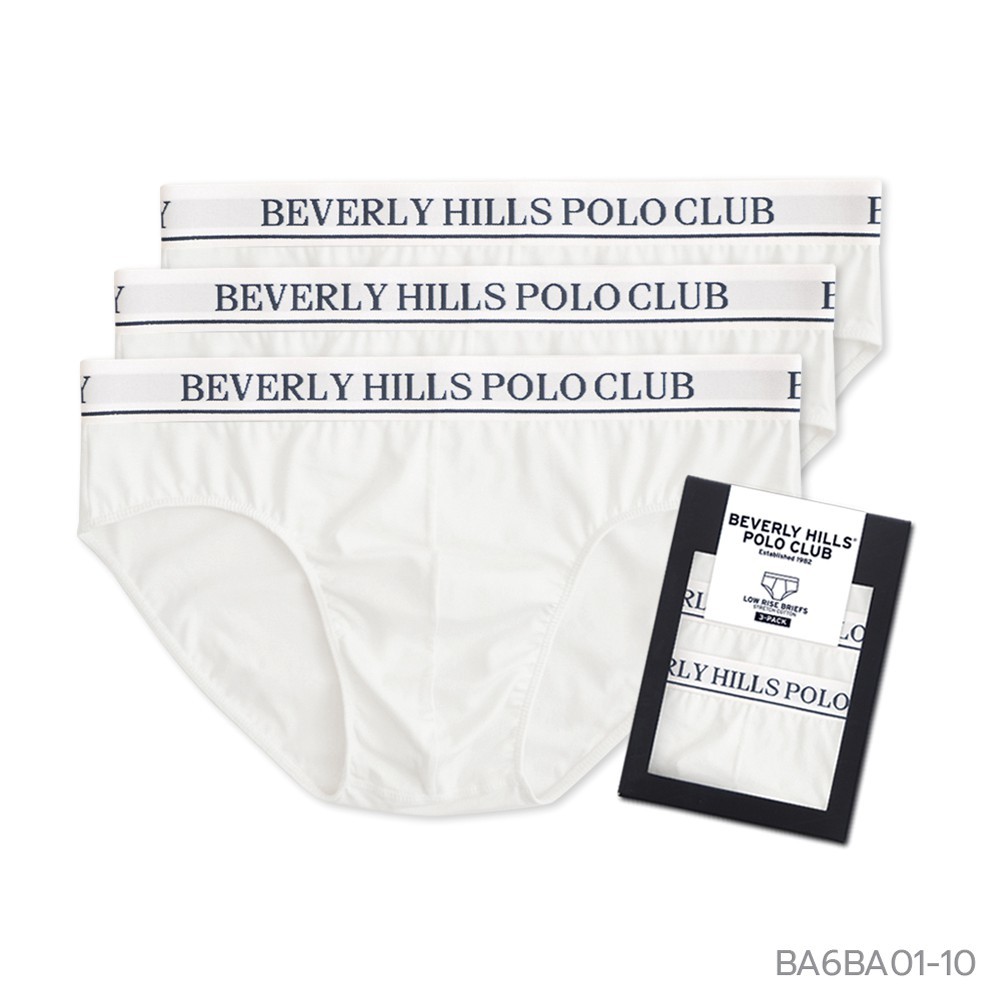 BEVERLY HILLS POLO CLUB SIGNATURE "BEVERLY HILLS POLO CLUB" ELASTIC WAISTBANDกางเกงชั้นในชายรุ่น BA6BA01