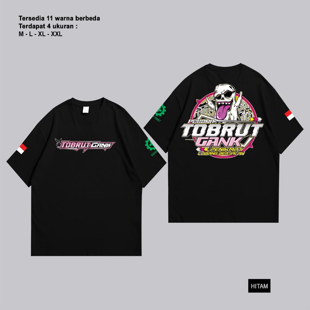 ใหม่ ป่าเสื้อยืด Torut Hunter distro ล่าสุด Viral การ์ตูน Ghost พิมพ์เสื้อผู้ชายผู้หญิงมีให้เลือก 11