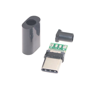 5 ชิ้น TYPE-C ปลั๊ก USB ชายเชื่อมต่อ PCB 24pin เชื่อมอินเทอร์เฟซสายข้อมูล DIY อุปกรณ์เสริมสายเคเบิลข้อมูล