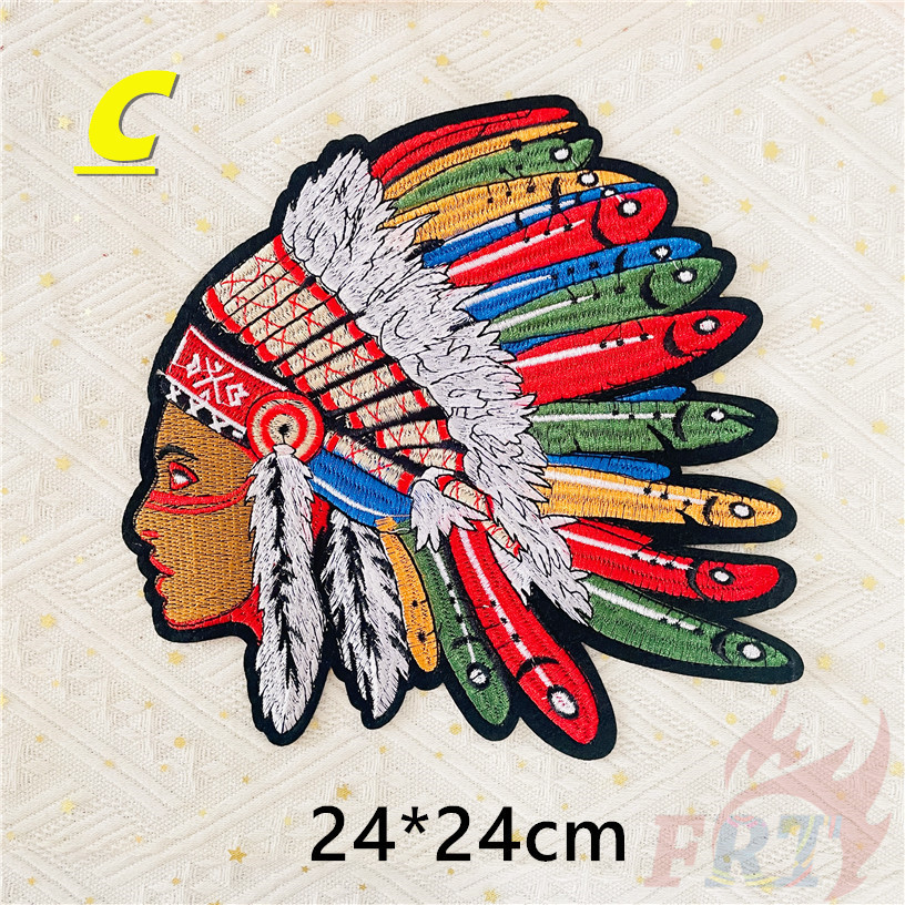 ✿ สไตล์ชาติพันธุ์:แพทช์เตารีดอินเดีย ✿ 1ชิ้น ทําเอง เย็บปักถักร้อยเหล็กบนเย็บบนป้ายแพทช์ - รูปที่ 3