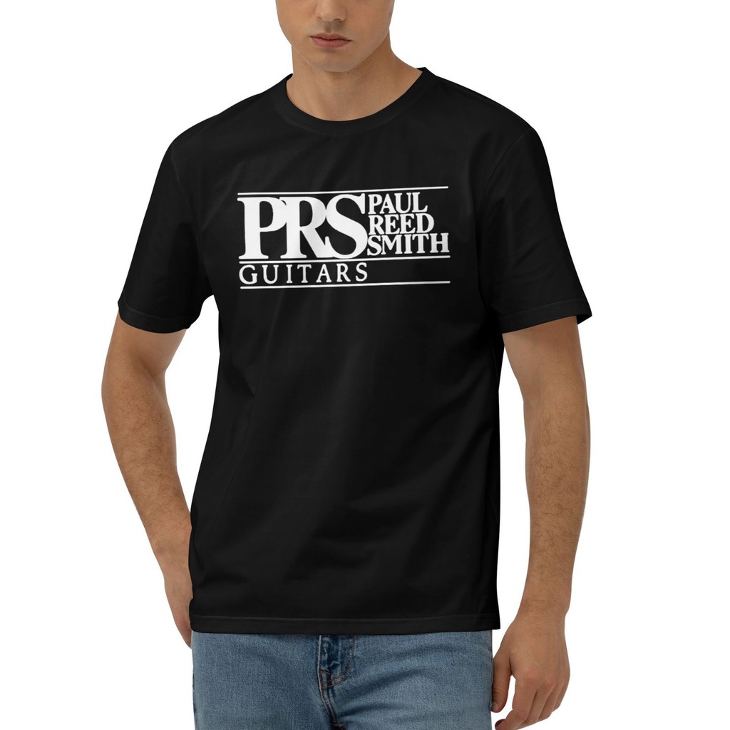 Est Prs Guitars Logo Fashion Casual เสื้อยืดใส่สบาย