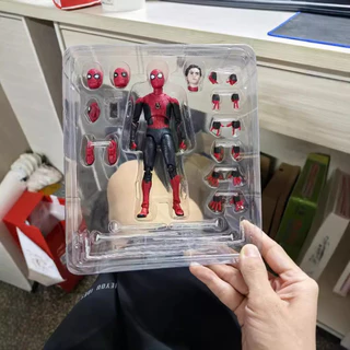 Ct ของเล่น Mafex Spider Man No.194 Action Figure SHF Miles Morales CT ของเล่น Mafex147 Symbiote Spiderman Noir