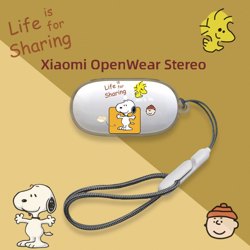 เคสหูฟังสําหรับ Xiaomi OpenWear Stereo, ฝาครอบหูฟังแบบใส TPU